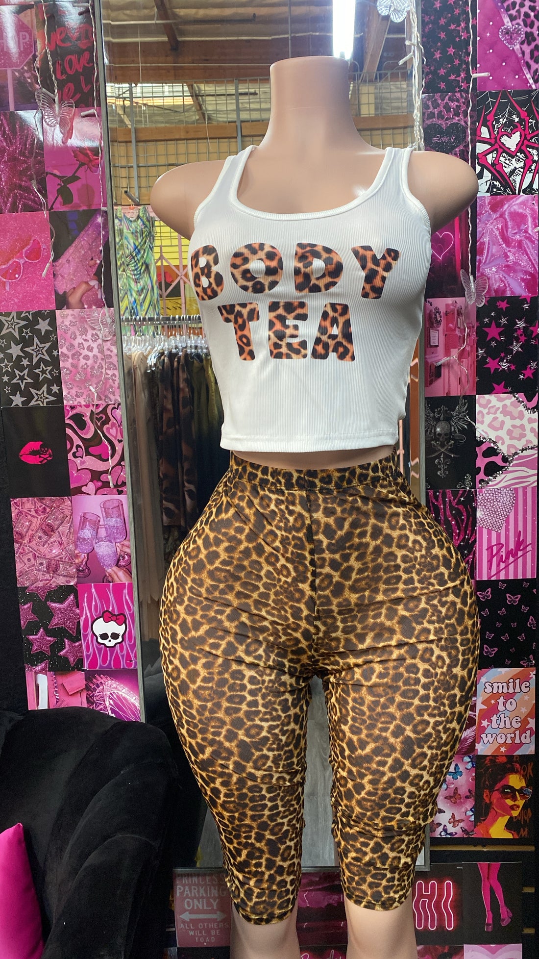 Body Tea Cheetah Top