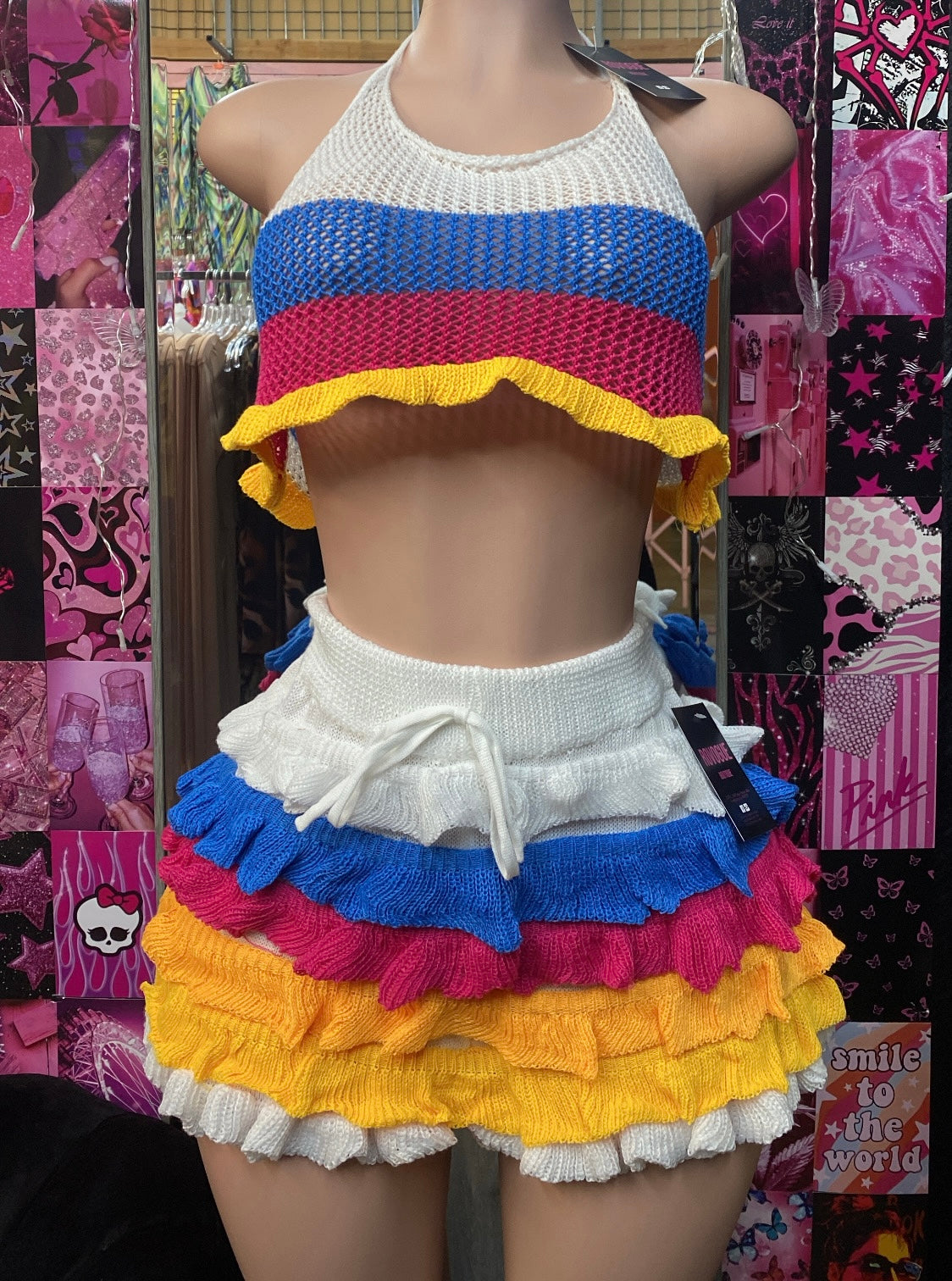Crotchet Colorful 2 Piece Set