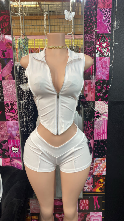 White 2 piece Set