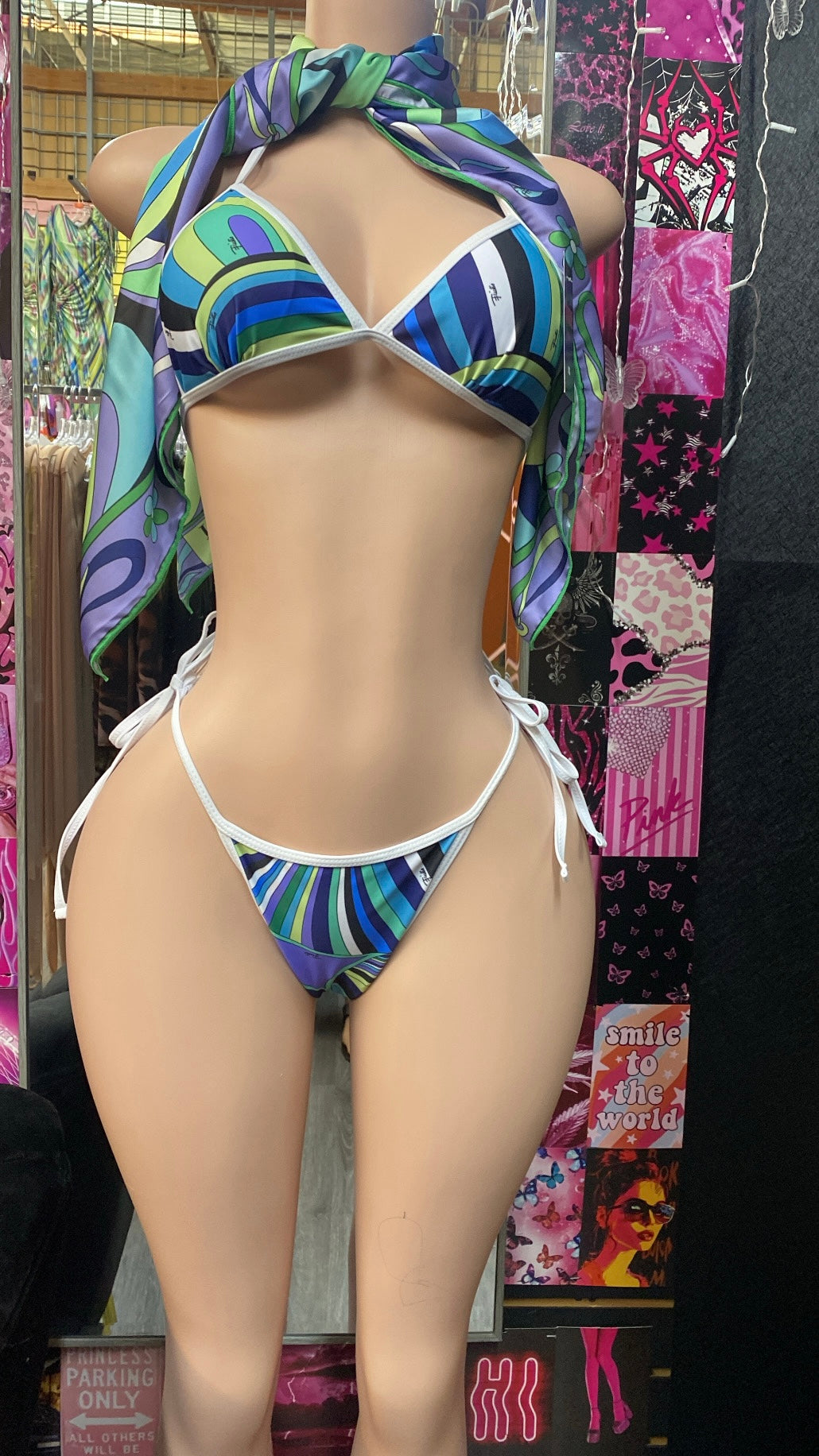 Blue 3 Piece Swim Set