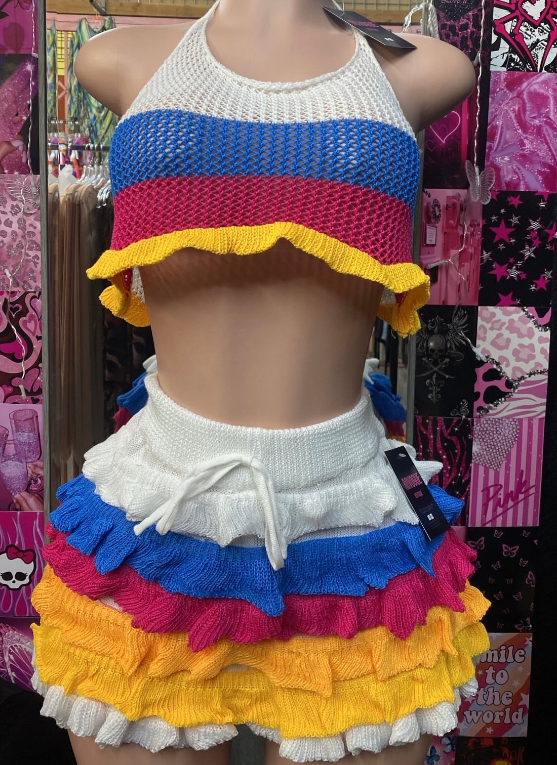 Crotchet Colorful 2 Piece Set