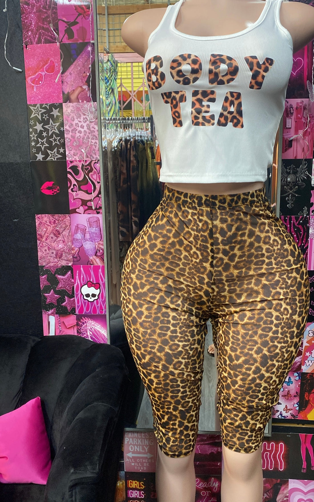 Body Tea Cheetah Top