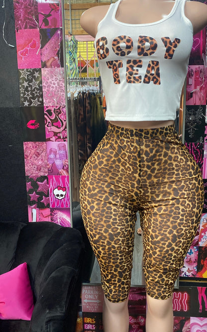 Body Tea Cheetah Top