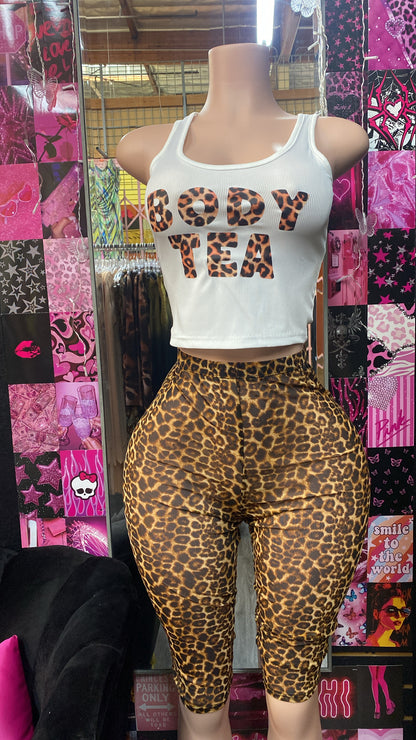 Body Tea Cheetah Top
