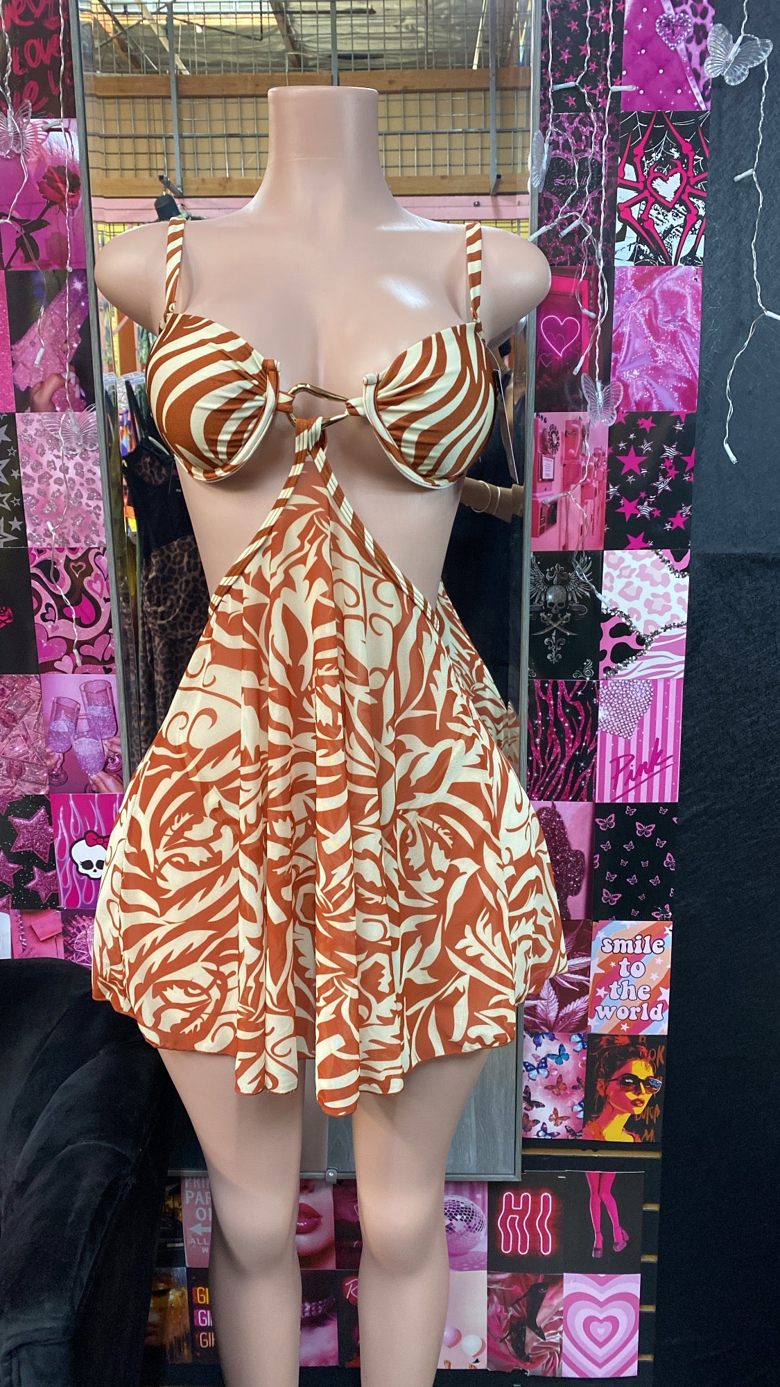 Brown Safari Swimsuit