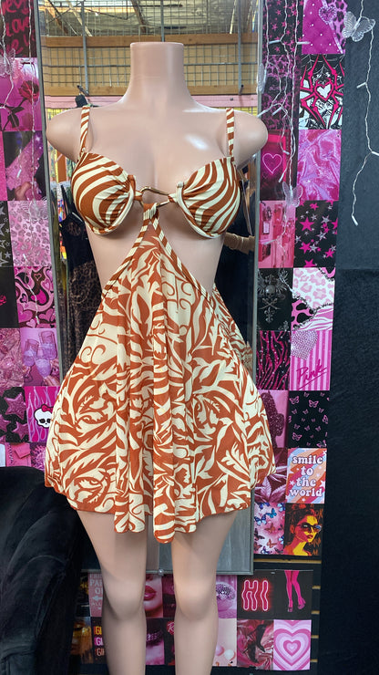 Brown Safari Swimsuit